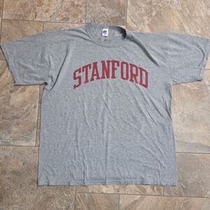Russell Athletic Stanford University T-Shirt Mens XL Gray Tee